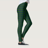 Lauder tartan blauw groene vleid leggings (Rechts)
