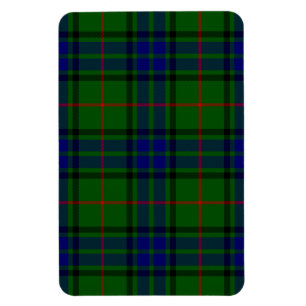 Lauder tartan blauw groene vleid magneet