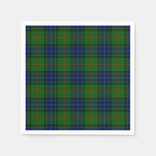 Lauder Tartan Plaid Papieren servetten (Voorkant)