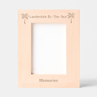 Lauderdale By-The-Sea Florida Laser Engraved frame Gegraveerde Lijstjes
