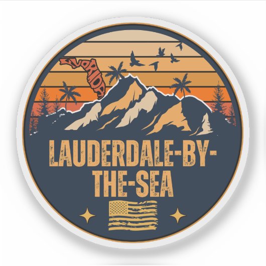 Lauderdale-by-the-Sea, Florida Sticker (Voorkant)