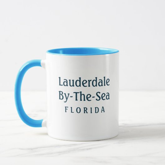 Lauderdale by-the-Zee Coffee Mok (Links)