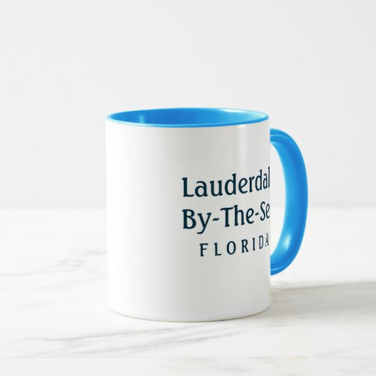 Lauderdale by-the-Zee Coffee Mok (Voorkant rechts)