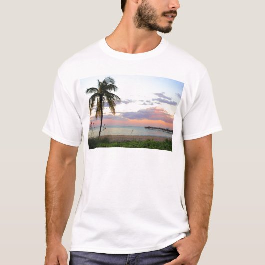 Lauderdale-by-the-Zee, Florida Sunset T-shirt (Voorkant)