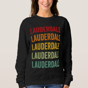 Lauderdale County Mississippi Regenboog Tekst Ontw Trui