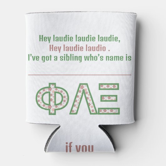 Laudie Laudie Blikjeskoeler (Voorkant)