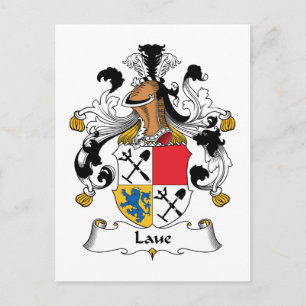 Laue Family Crest Briefkaart