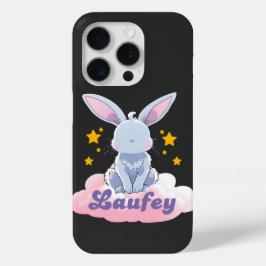 "Laufey Konijn op een Wolk met Sterren - Mooie Des iPhone 15 Pro Case