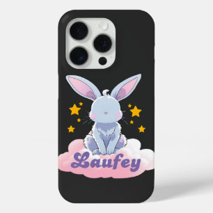"Laufey Konijn op een Wolk met Sterren - Mooie Des iPhone 15 Pro Case