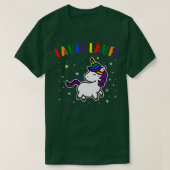Laufi Laufi Running Runner Jogger Unicorn Running T-shirt (Design voorkant)