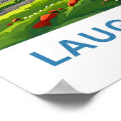 Laugavegur IJsland Reisprint Poster (Hoek)