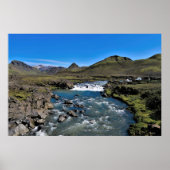 Laugavegur Stream Crossing Poster (Voorkant)