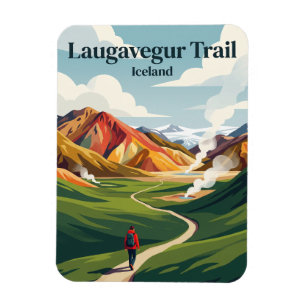 Laugavegur Trail IJsland Magneet