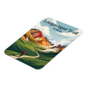 Laugavegur Trail IJsland Magneet (Linkerzijde)