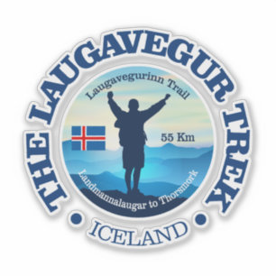 Laugavegur Trek Sticker