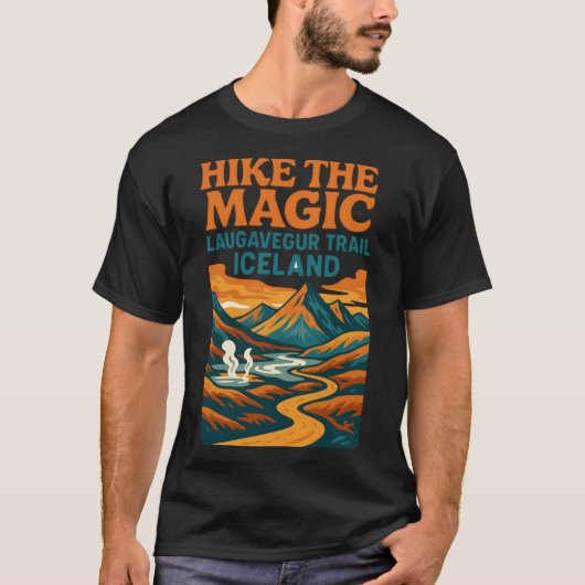 Laugavegurrail Hike the Magic family T-shirt (Voorkant)