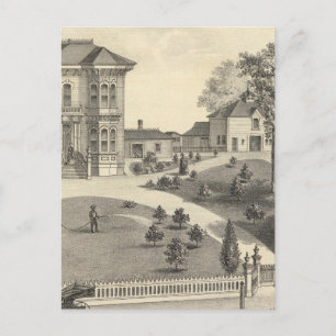 Laugenour residentie, Woodland Briefkaart