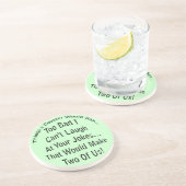 Laugh bij je Onderzetter (Zijkant)