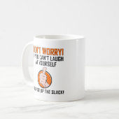 Laugh bij Yourself Funny Mug Koffiemok (Voorkant links)
