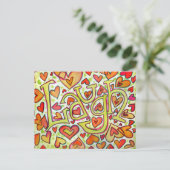 Laugh Briefkaart (Staand voorkant)