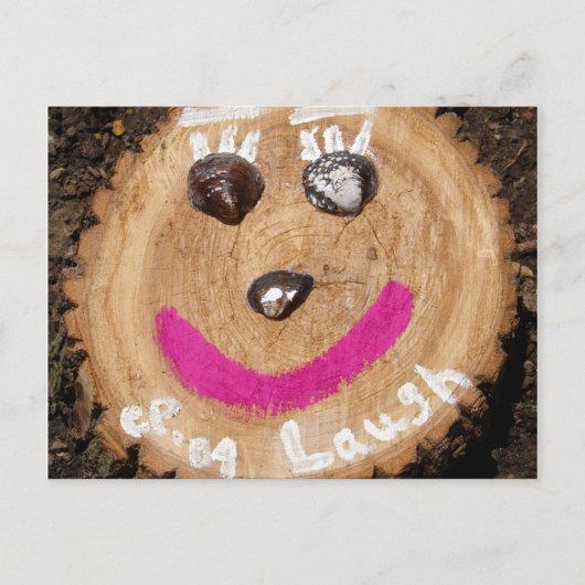 Laugh Briefkaart (Voorkant)