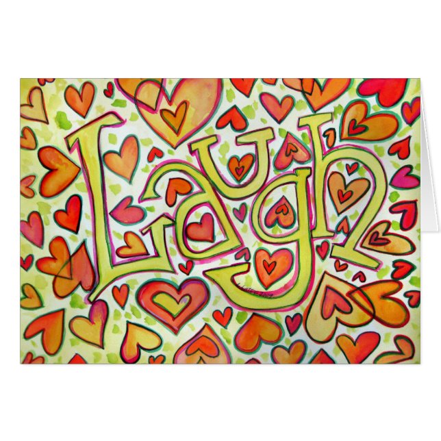 Laugh Card (Voorkant Horizontaal)