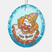 Laugh Clown Face Keramisch Ornament (Links)