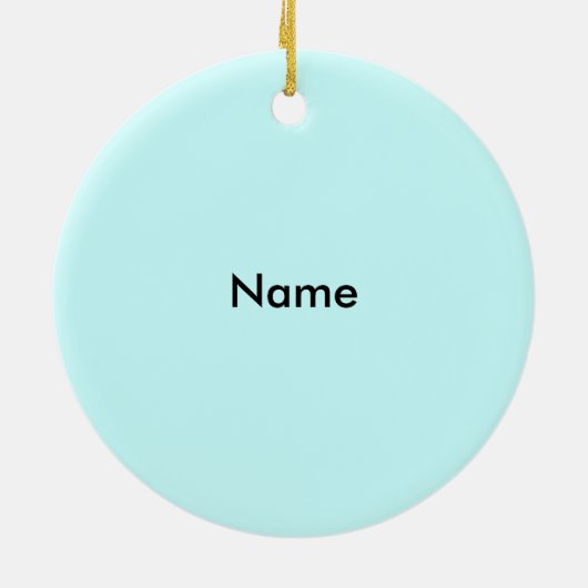 Laugh Clown Face Keramisch Ornament (Achterkant)