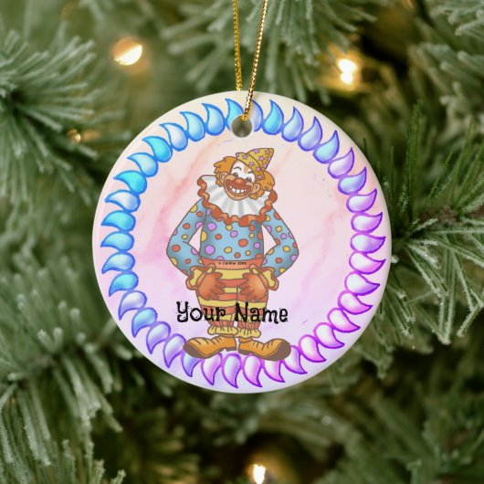Laugh Clown Keramisch Ornament (Boom)