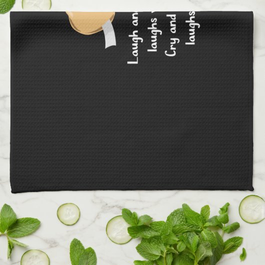 Laugh en Cry Theedoek (Gevouwen)