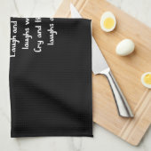 Laugh en Cry Theedoek (Quarter Fold)