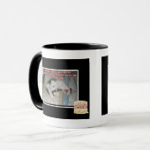 Laugh en de wereld lachen met je uit mok (Voorkant links)