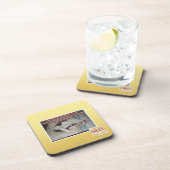 Laugh en de wereld lachen met je uit onderzetter (Rechterzijde)