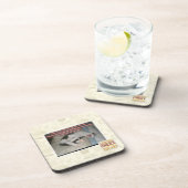 Laugh en de wereld lachen met je uit onderzetter (Rechterzijde)