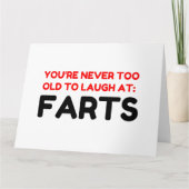 Laugh Farts Bedankkaart (Voorkant)