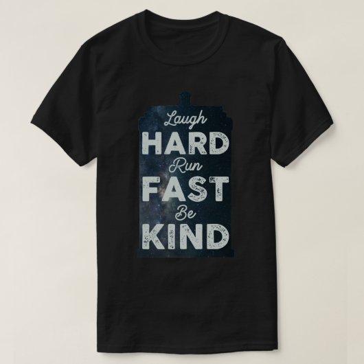 Laugh hard run Fast SET T-shirt (Design voorkant)