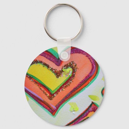 Laugh Heart Keychain (Voorkant)