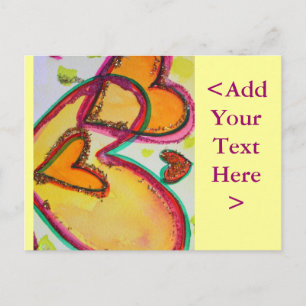 Laugh Hearts Connect Briefkaart