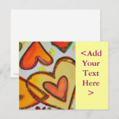 Laugh Hearts Crossing Briefkaart (Voorkant / Achterkant)