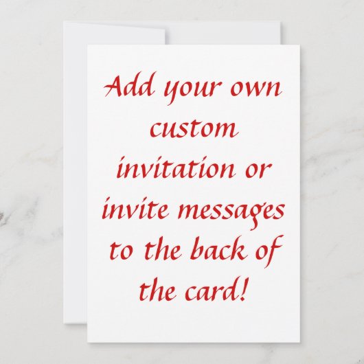 Laugh Hearts Crossing Douane Uitnodiging of Uitnod (Achterkant)