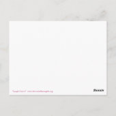 Laugh Hearts Flying Briefkaart (Achterkant)