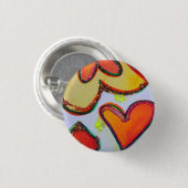 Laugh Hearts Garden Art Buttonnen of Lapel Pins Ronde Button 3,2 Cm (Voorkant /achterkant)