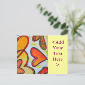 Laugh Hearts Garden Briefkaart (Staand voorkant)