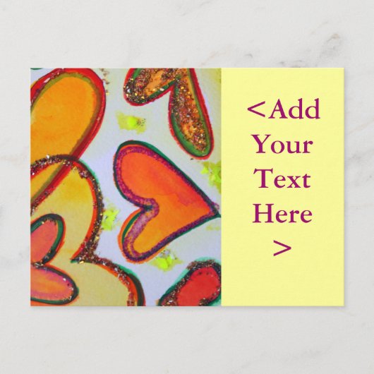Laugh Hearts Garden Briefkaart (Voorkant)