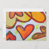 Laugh Hearts Garden Custom Invites Kaart (Voorkant)