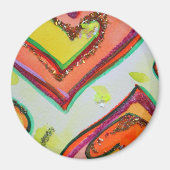 Laugh Hearts Magnet (Voorkant)