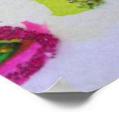 Laugh Hearts verbindt het Schilderen Poster Druk (Hoek)