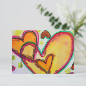 Laugh Hearts verbindt Kleine Uitnodiging of nodigt (Staand voorkant)