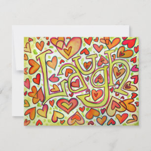 Laugh Invite Kaart
