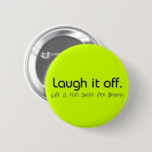 Laugh It Off Button (Voorkant /achterkant)